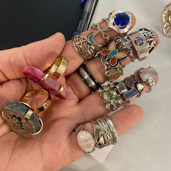 Blank--Costume rings size 5-9 ur choice see pics sold as is - Picture 3 of 14